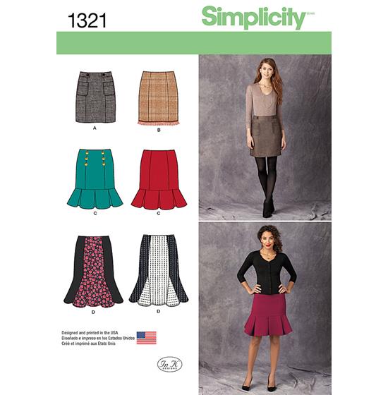 Simplicity 1321P5 snitmønster